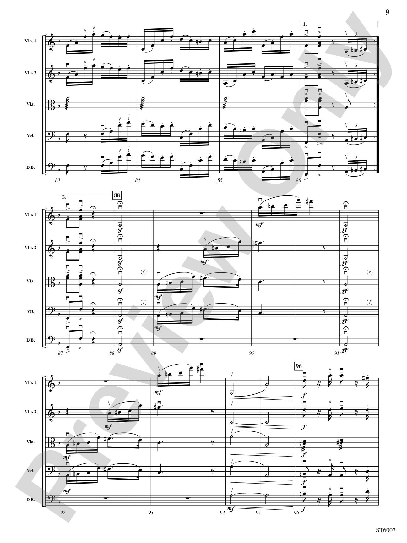 Symphony No. 4 (First Movement): String Orchestra Conductor Score & Parts