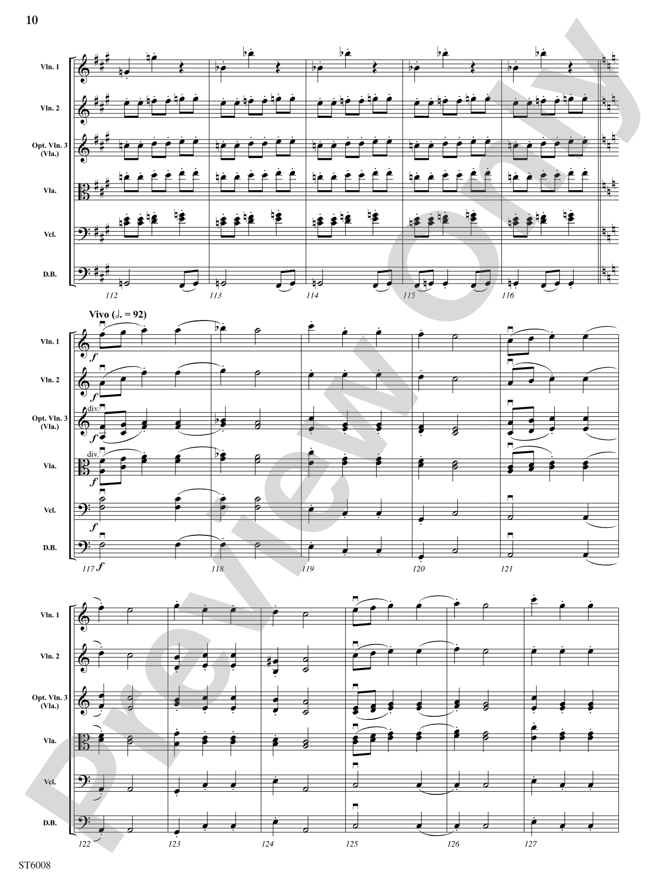 Slavonic Dance, Opus 46, No. 1: String Orchestra Conductor Score & Parts