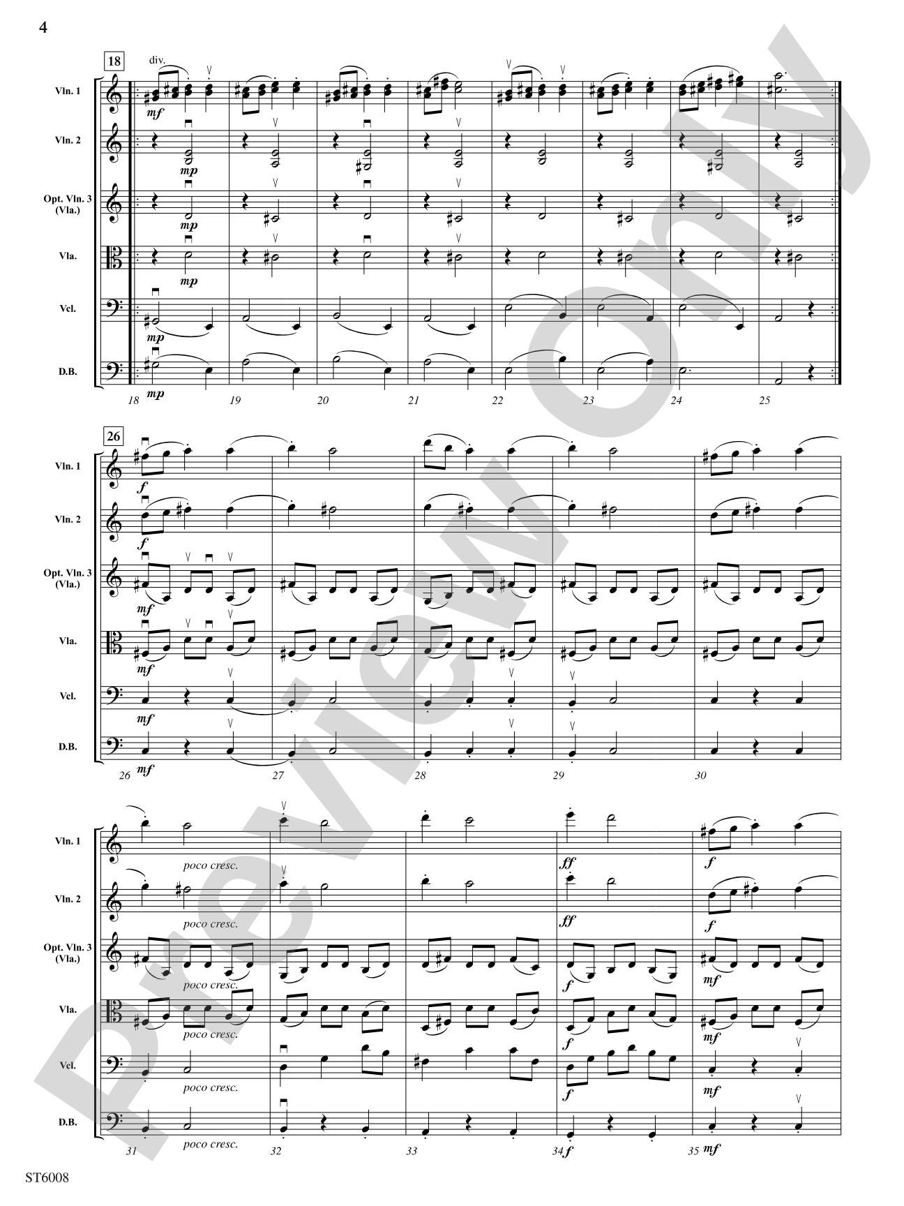 Slavonic Dance, Opus 46, No. 1: String Orchestra Conductor Score & Parts