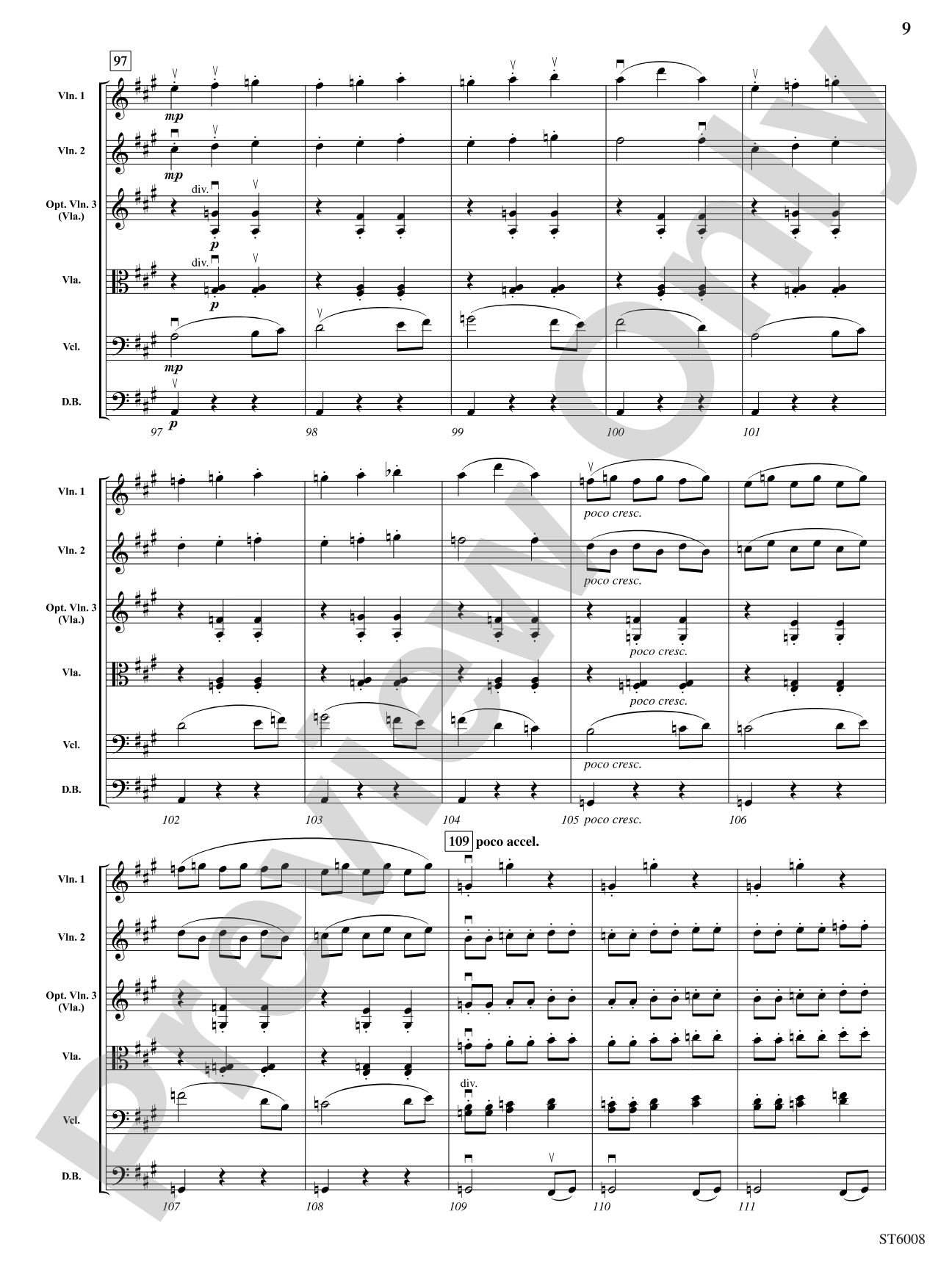 Slavonic Dance, Opus 46, No. 1: String Orchestra Conductor Score & Parts