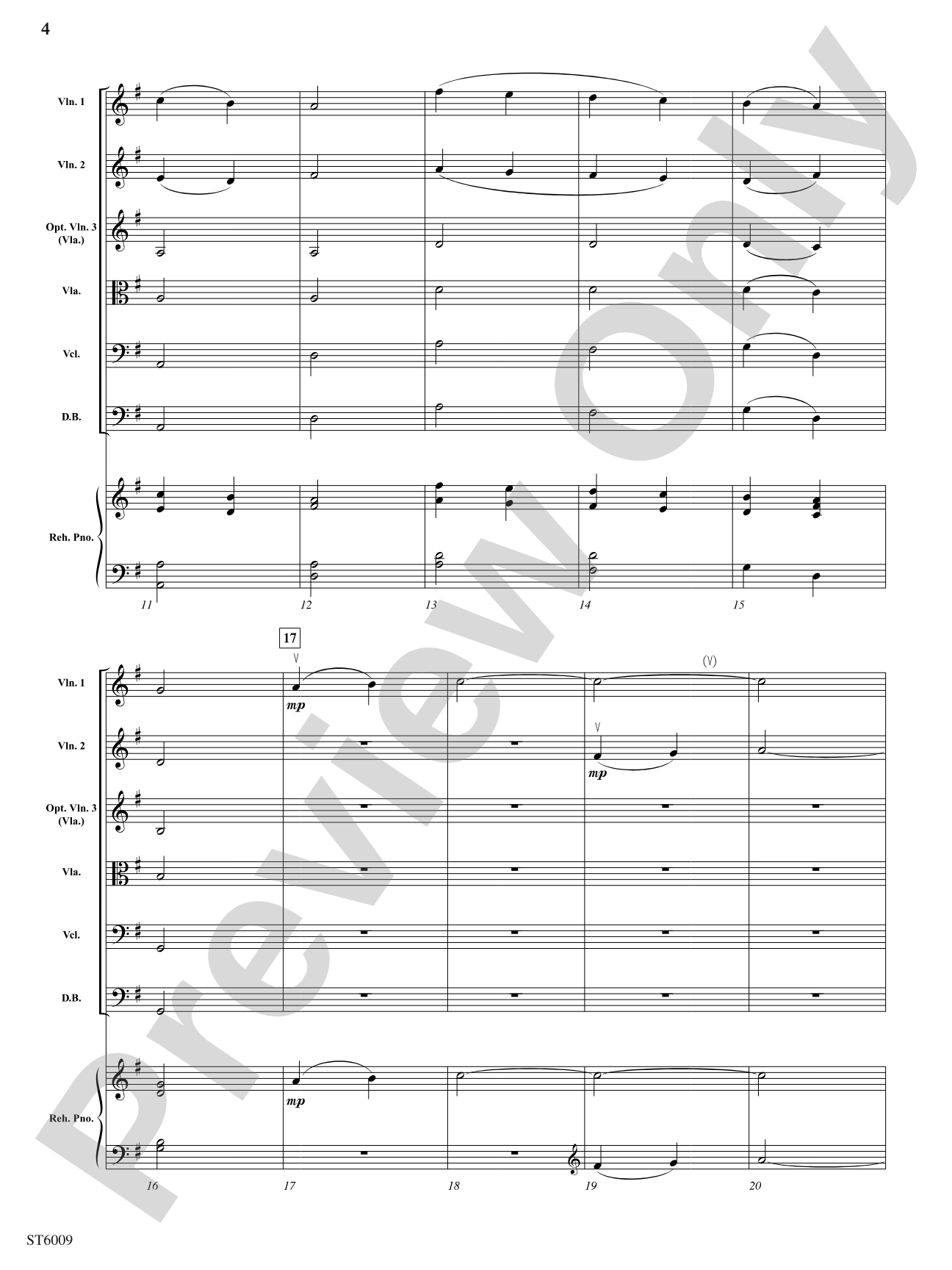 Chorale Fantasia: String Orchestra Conductor Score & Parts