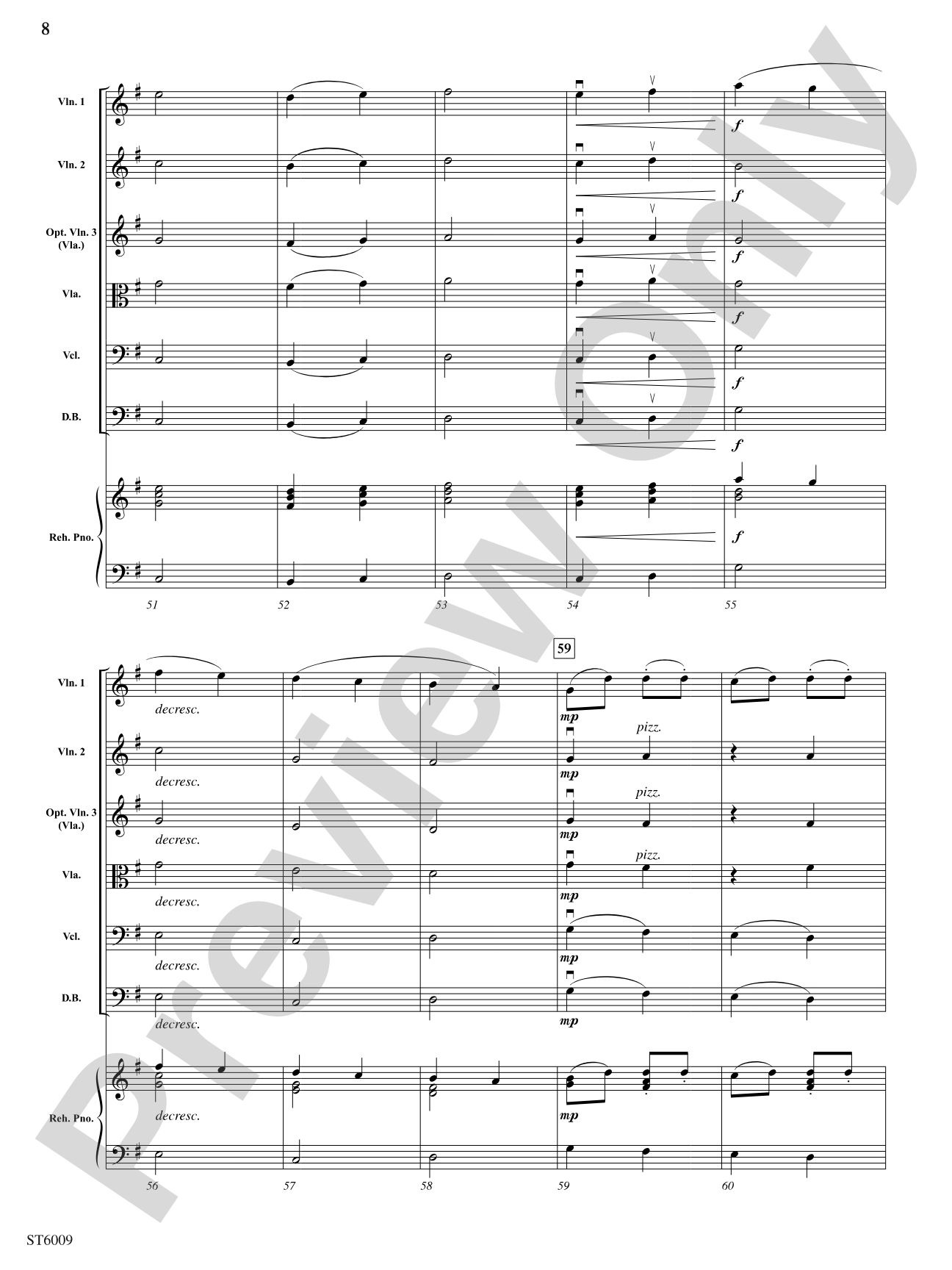 Chorale Fantasia: String Orchestra Conductor Score & Parts
