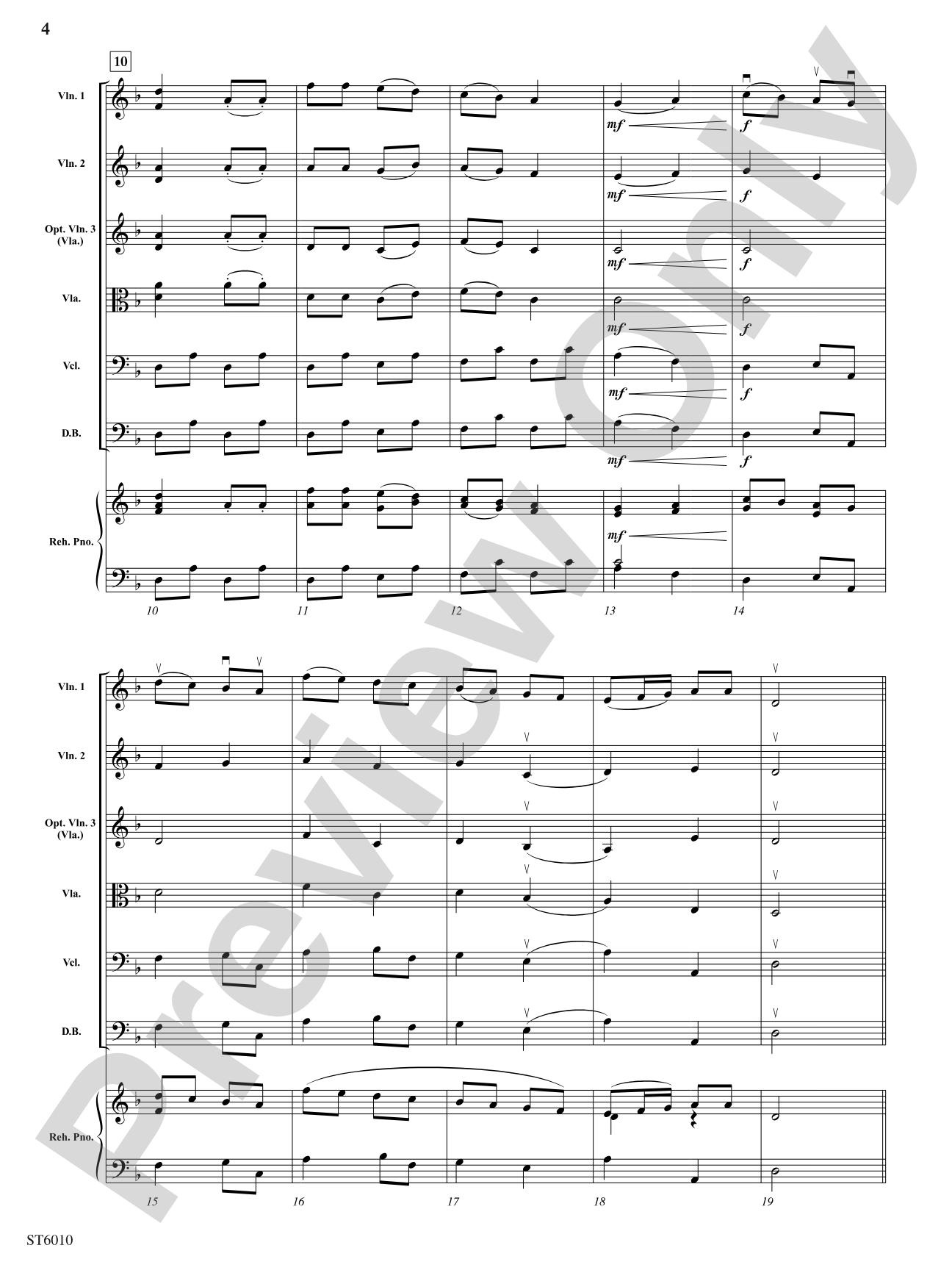 Play Fiddler, Play: String Orchestra Conductor Score & Parts