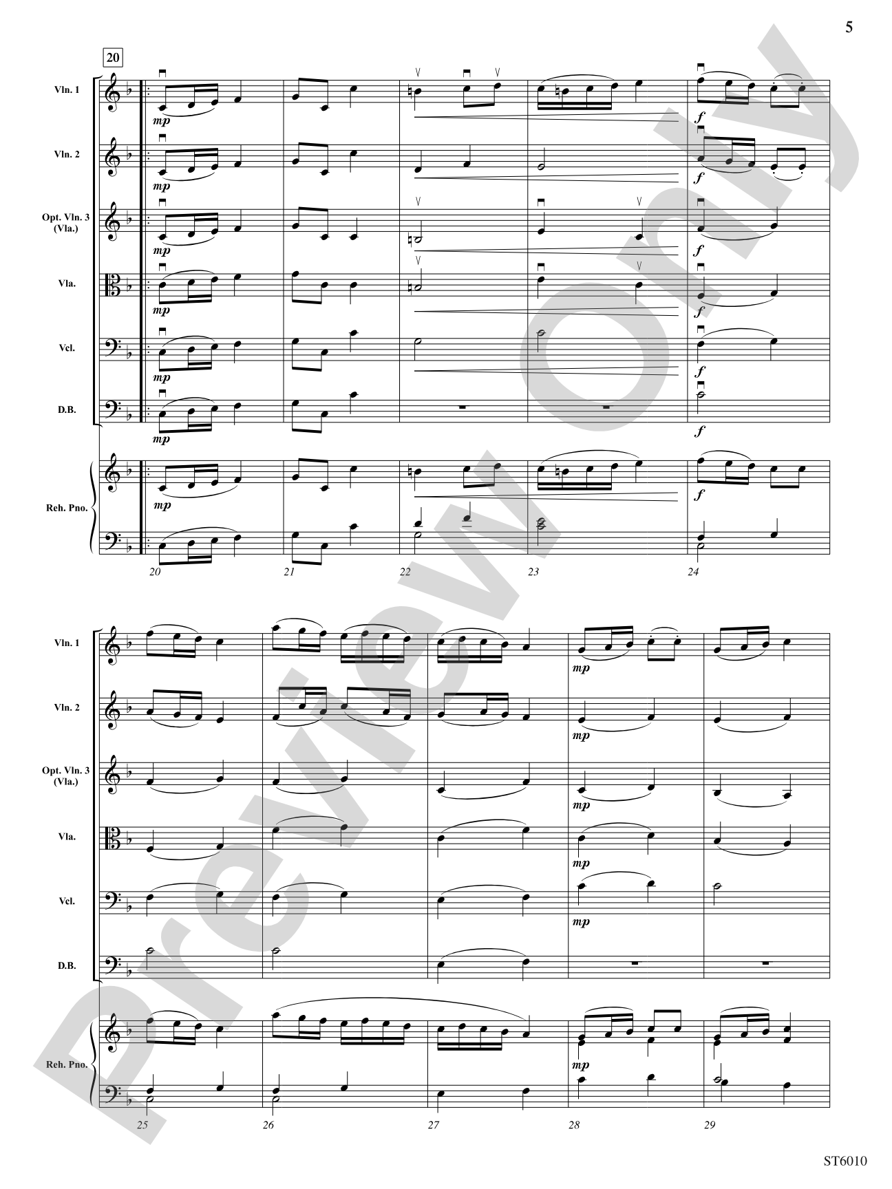 Play Fiddler, Play: String Orchestra Conductor Score & Parts