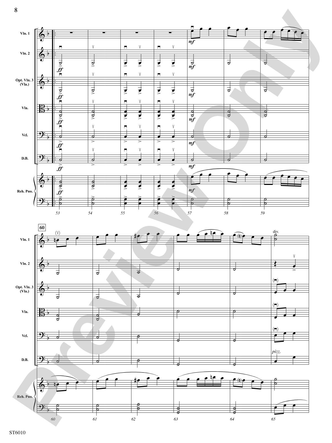 Play Fiddler, Play: String Orchestra Conductor Score & Parts