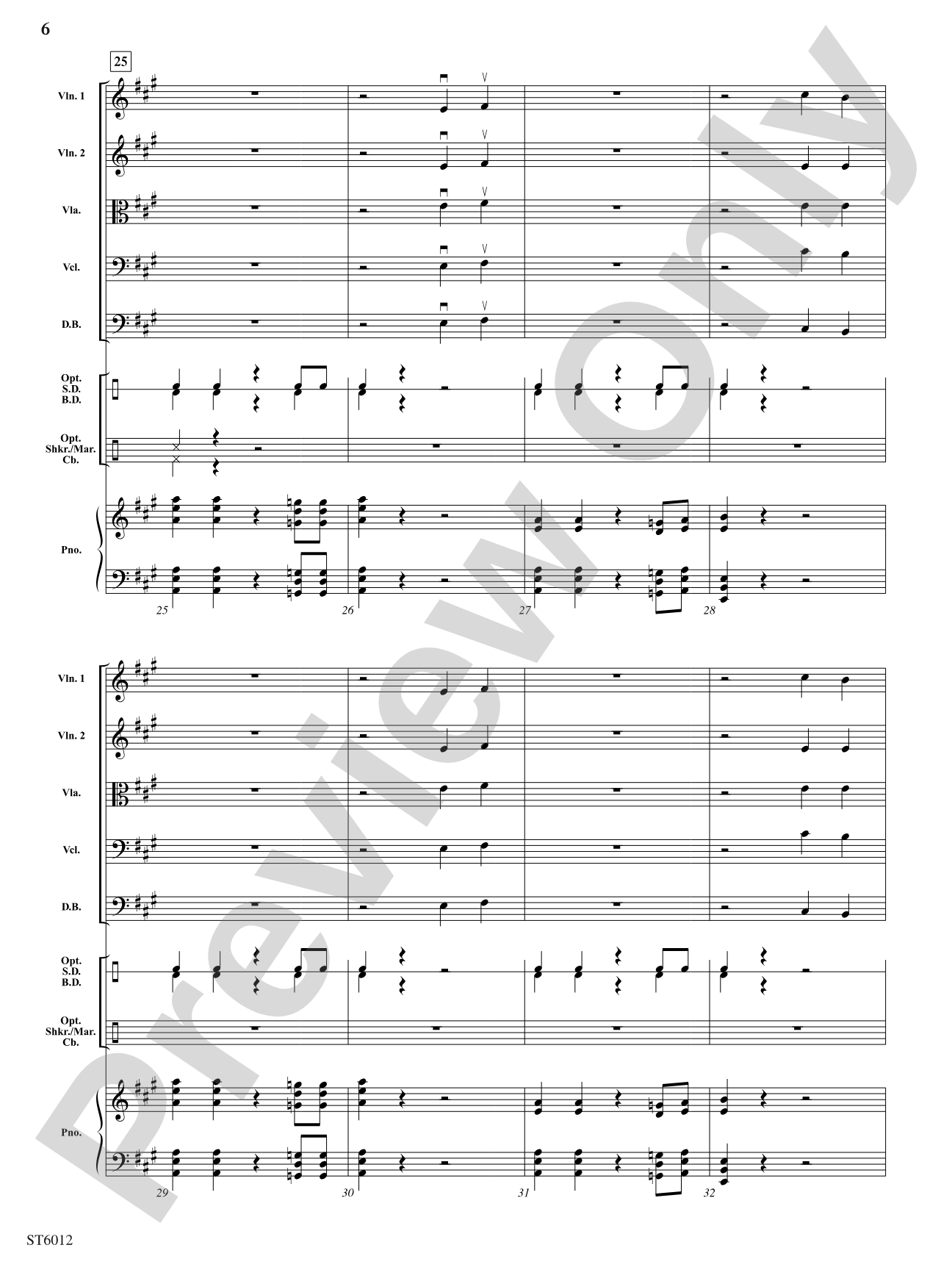 Rumble in the Jungle: String Orchestra Conductor Score & Parts