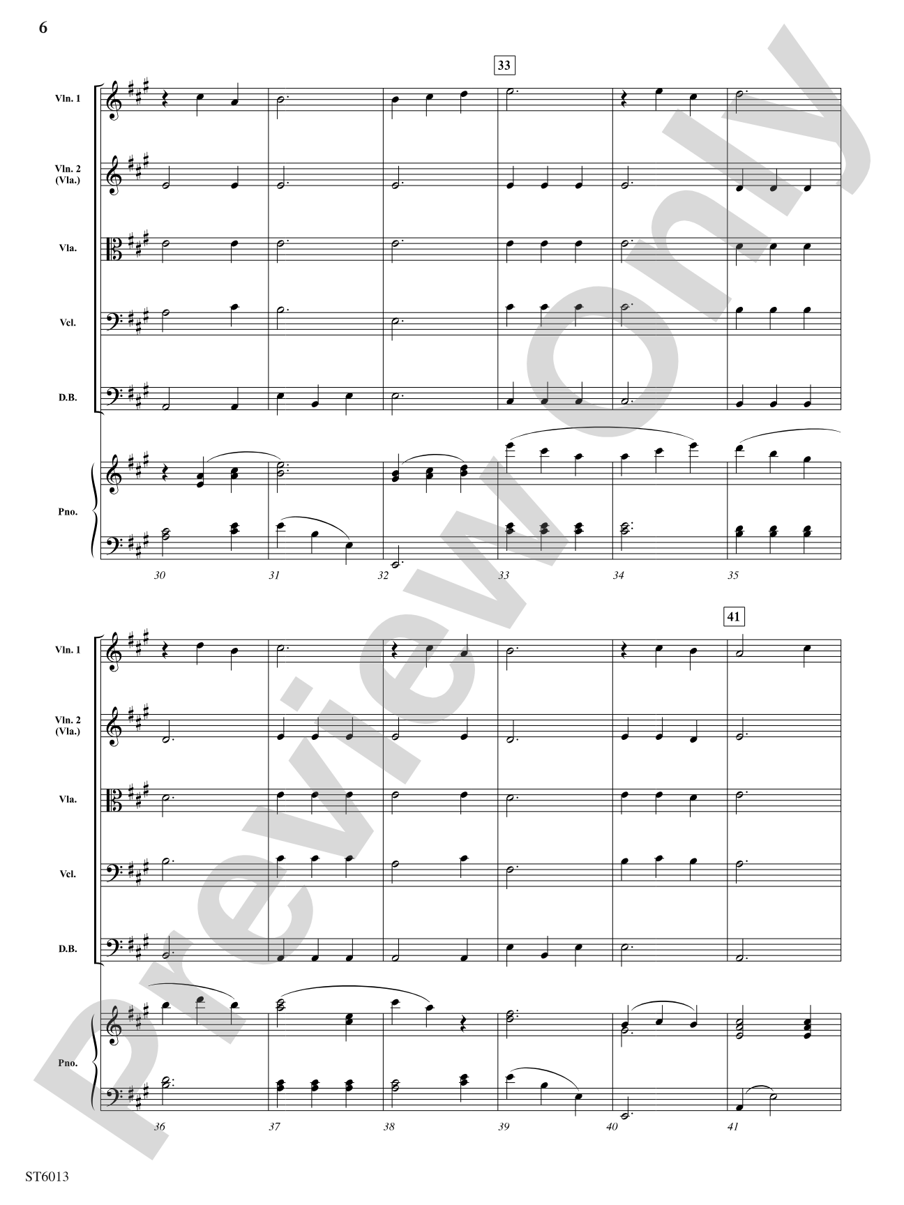 Snowflakes: String Orchestra Conductor Score & Parts