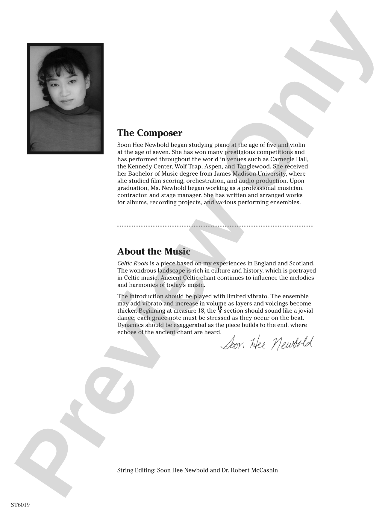 Celtic Roots: String Orchestra Conductor Score & Parts