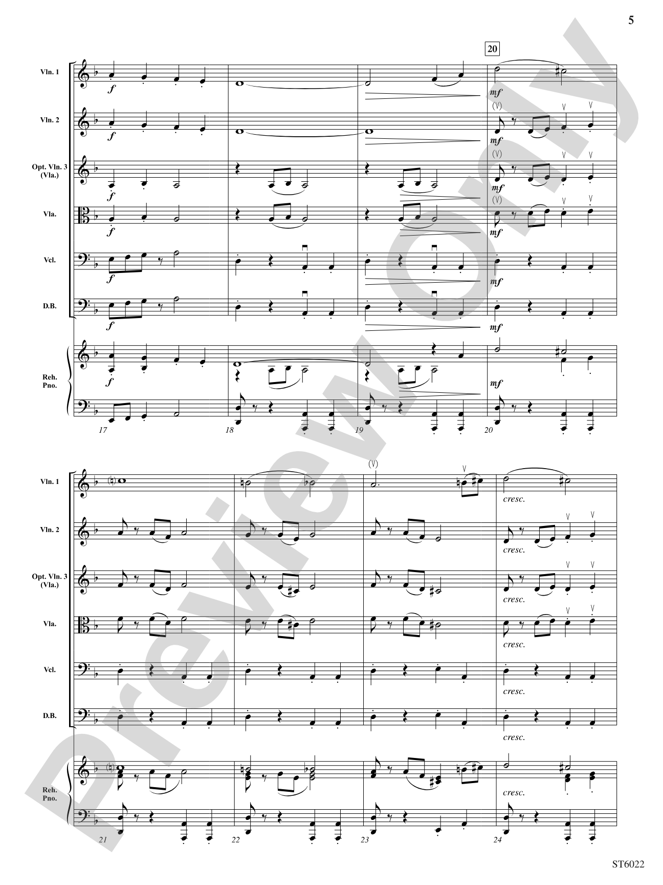 Jericho Journey: String Orchestra Conductor Score & Parts