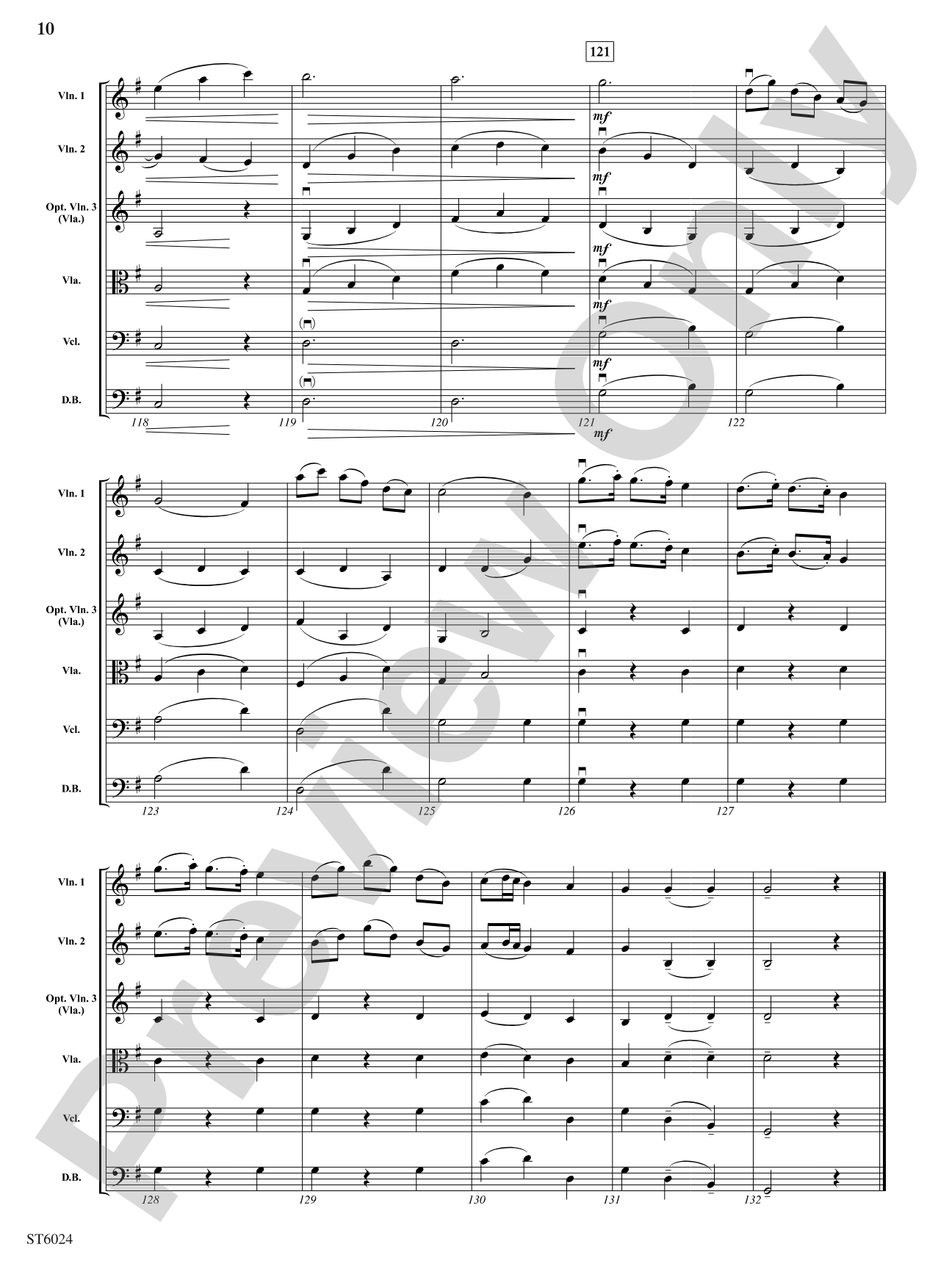 Plaisir d'amour: String Orchestra Conductor Score & Parts