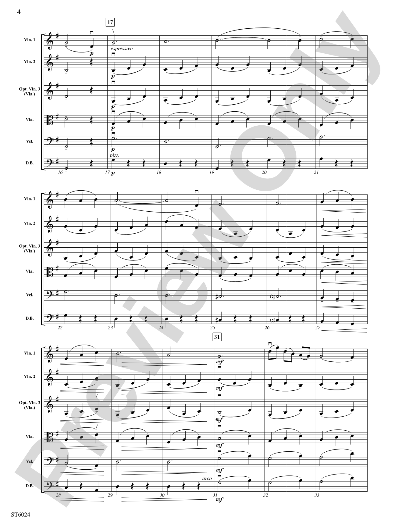 Plaisir d'amour: String Orchestra Conductor Score & Parts