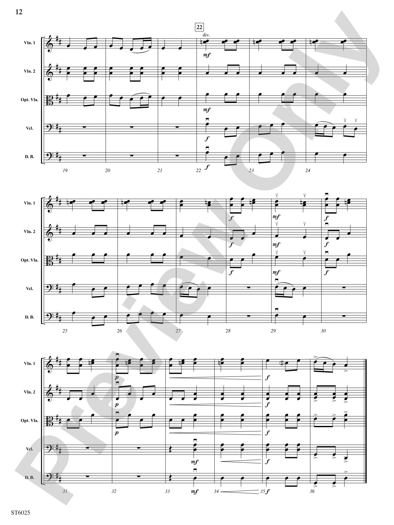 Medieval Scenes: String Orchestra Conductor Score & Parts