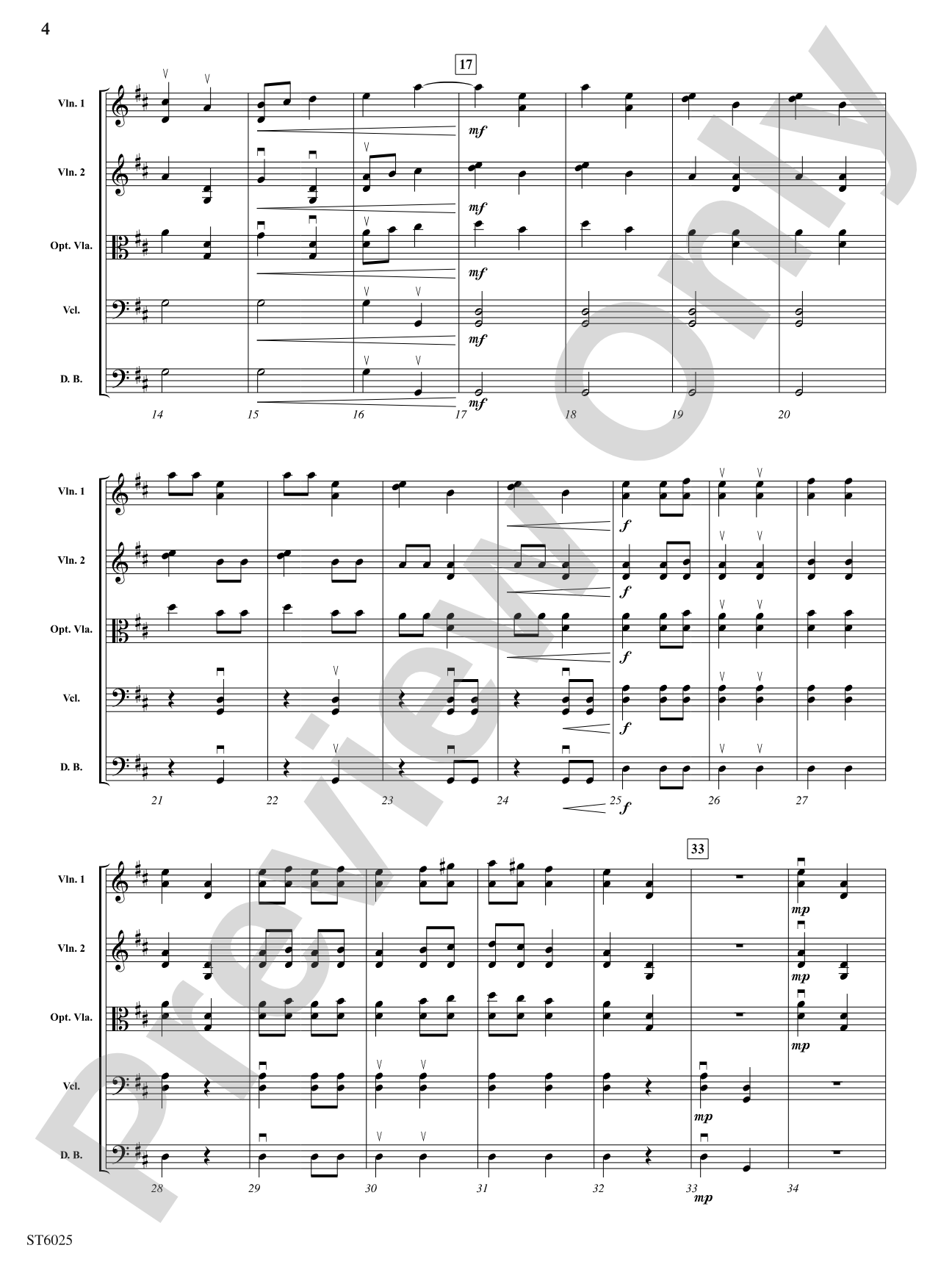 Medieval Scenes: String Orchestra Conductor Score & Parts