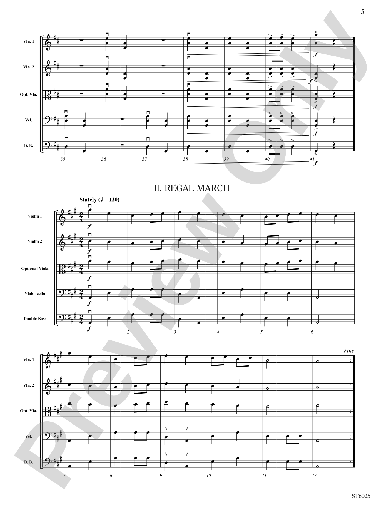 Medieval Scenes: String Orchestra Conductor Score & Parts