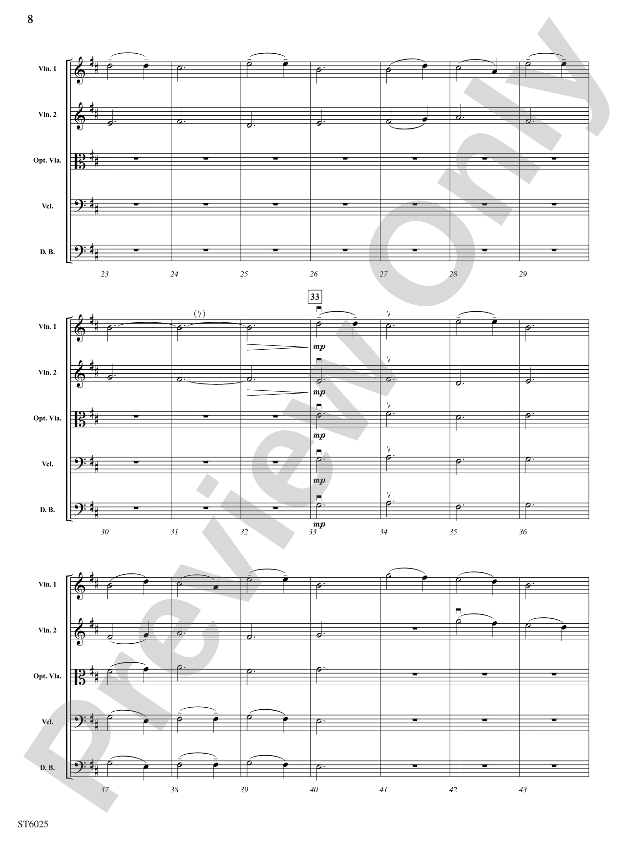 Medieval Scenes: String Orchestra Conductor Score & Parts