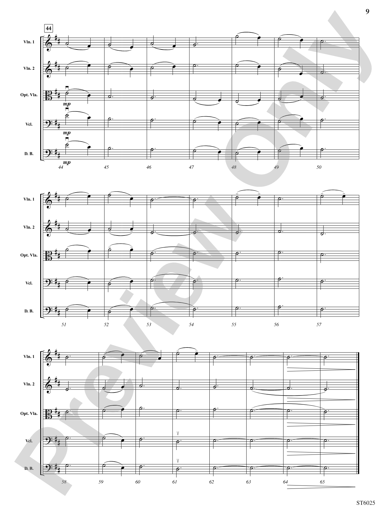 Medieval Scenes: String Orchestra Conductor Score & Parts