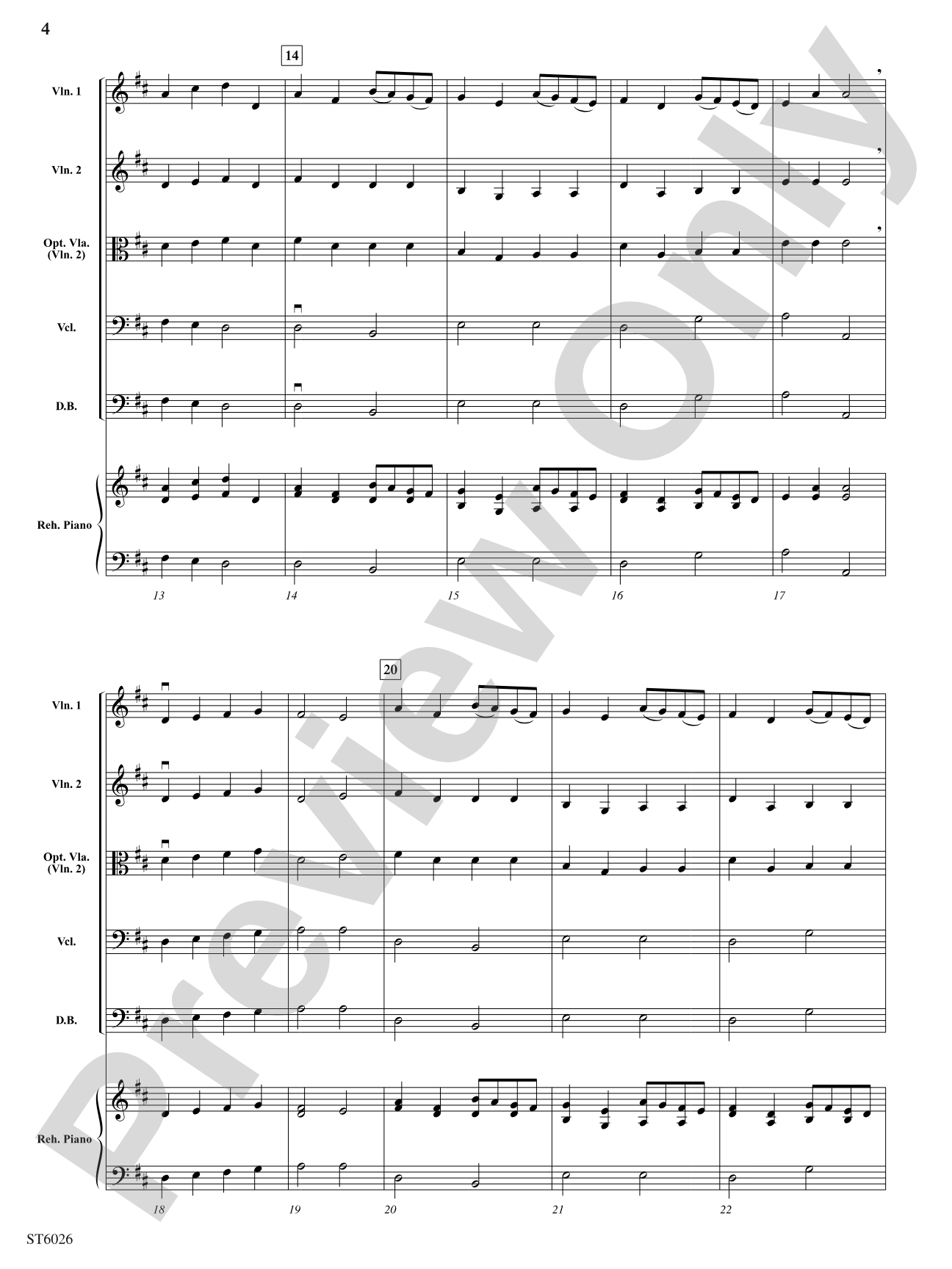 Angels We Have Heard on High: String Orchestra Conductor Score & Parts
