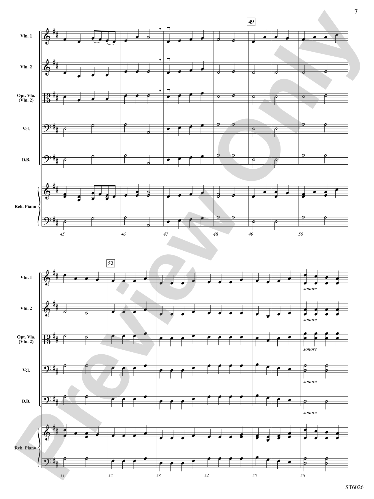 Angels We Have Heard on High: String Orchestra Conductor Score & Parts