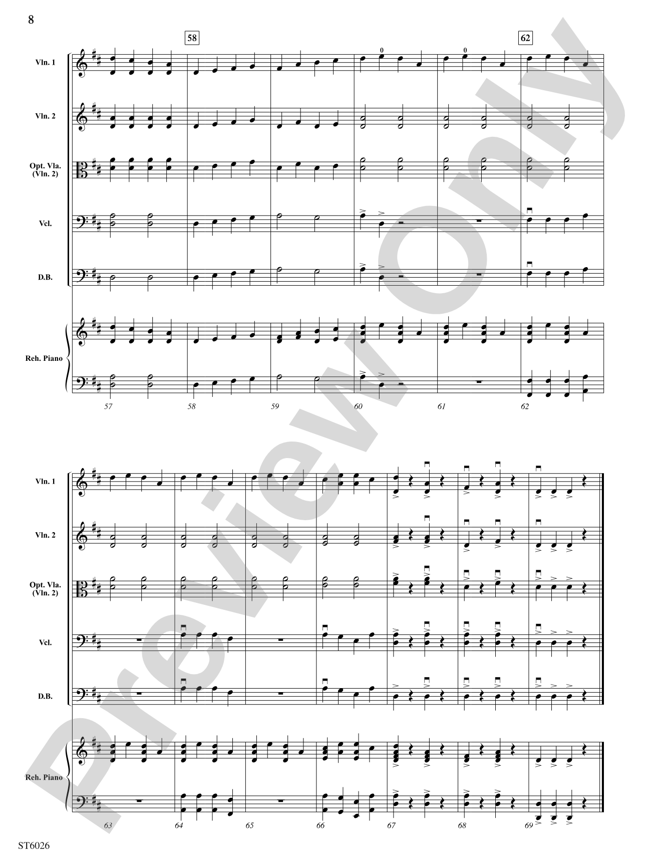 Angels We Have Heard on High: String Orchestra Conductor Score & Parts