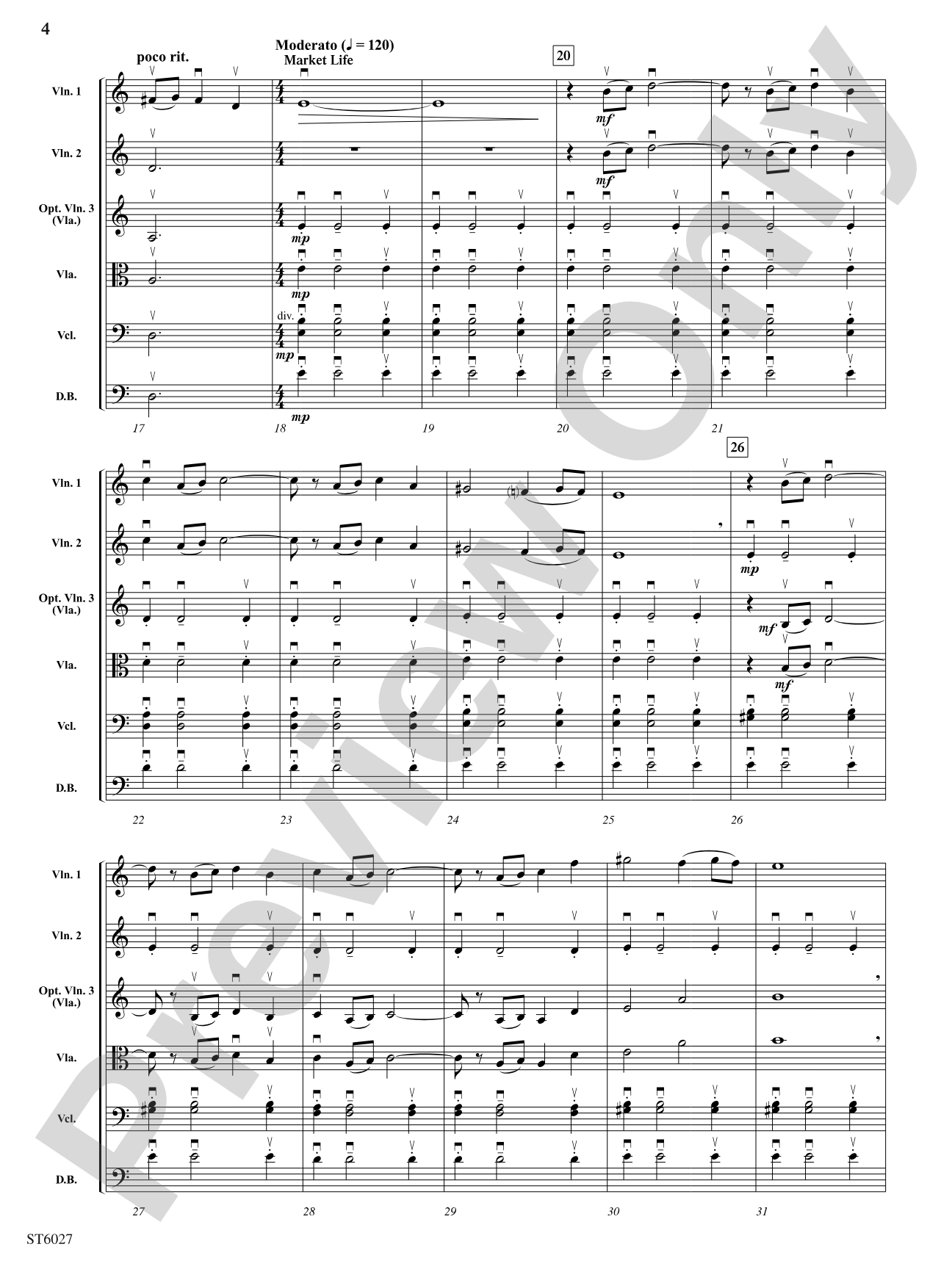 Arabian Dreams: String Orchestra Conductor Score & Parts
