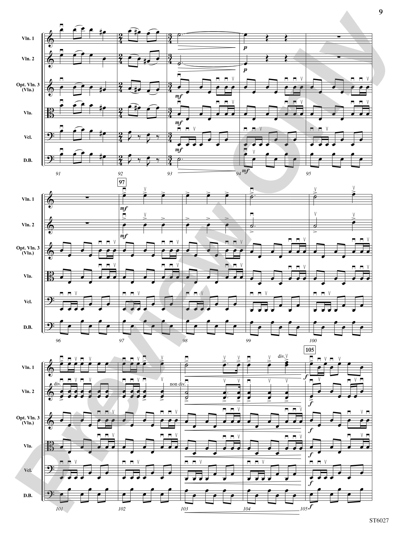 Arabian Dreams: String Orchestra Conductor Score & Parts