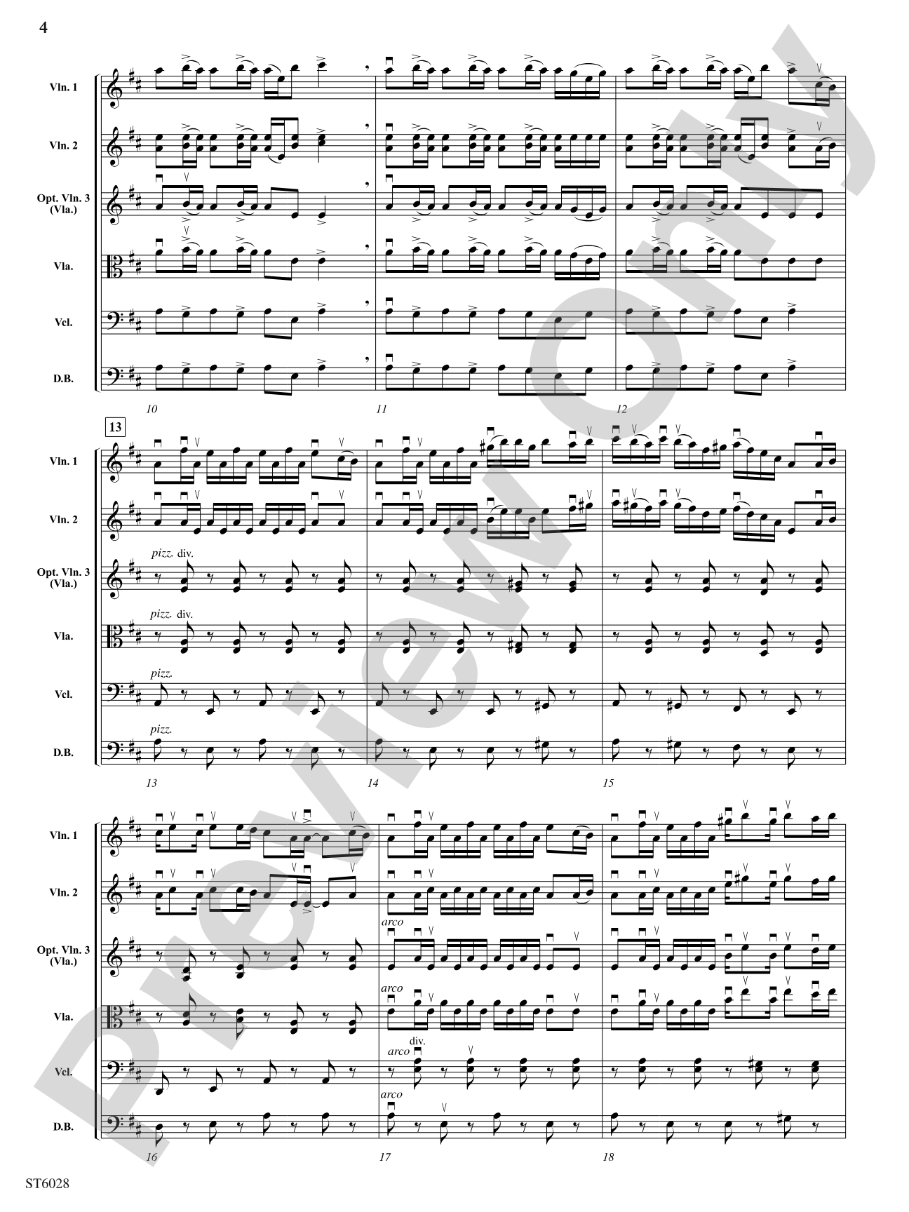 Blue-Fire Fiddler: Score