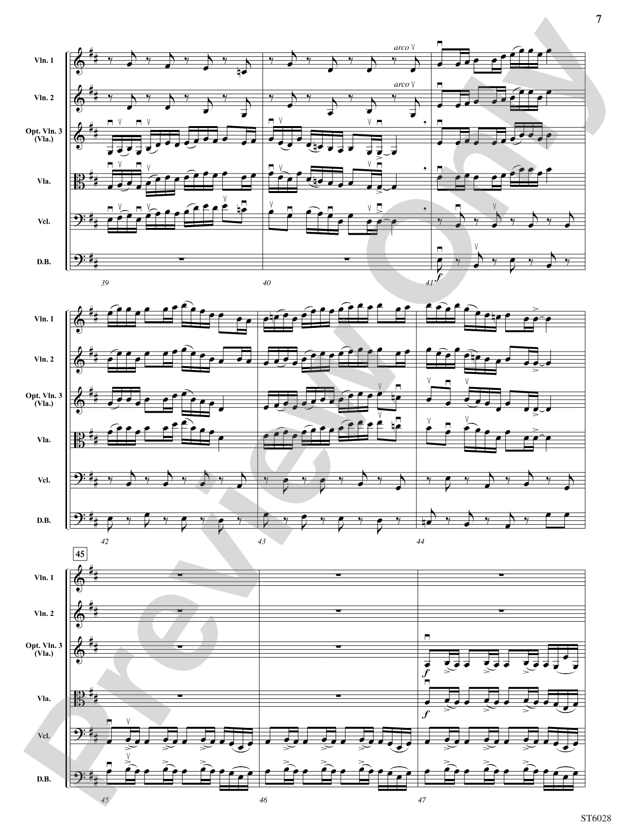 Blue-Fire Fiddler: Score