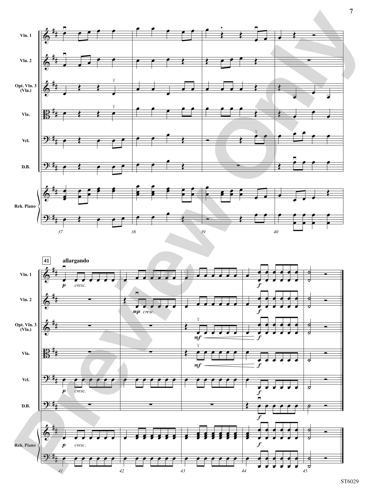 Regal Procession: String Orchestra Conductor Score & Parts
