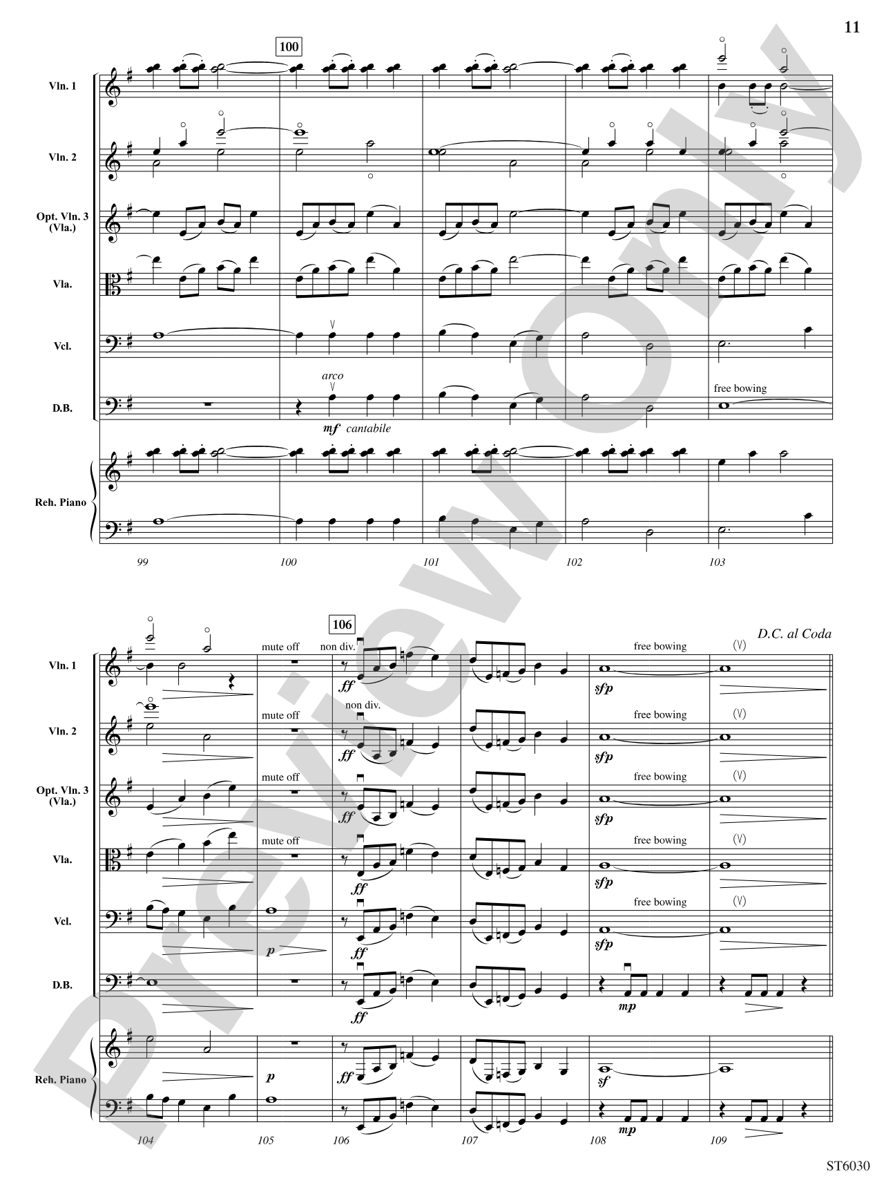 Danse Infernale: String Orchestra Conductor Score & Parts