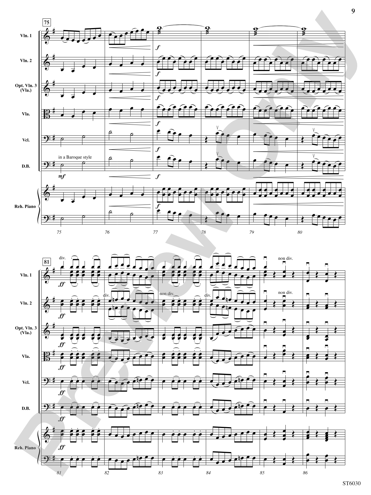 Danse Infernale: String Orchestra Conductor Score & Parts
