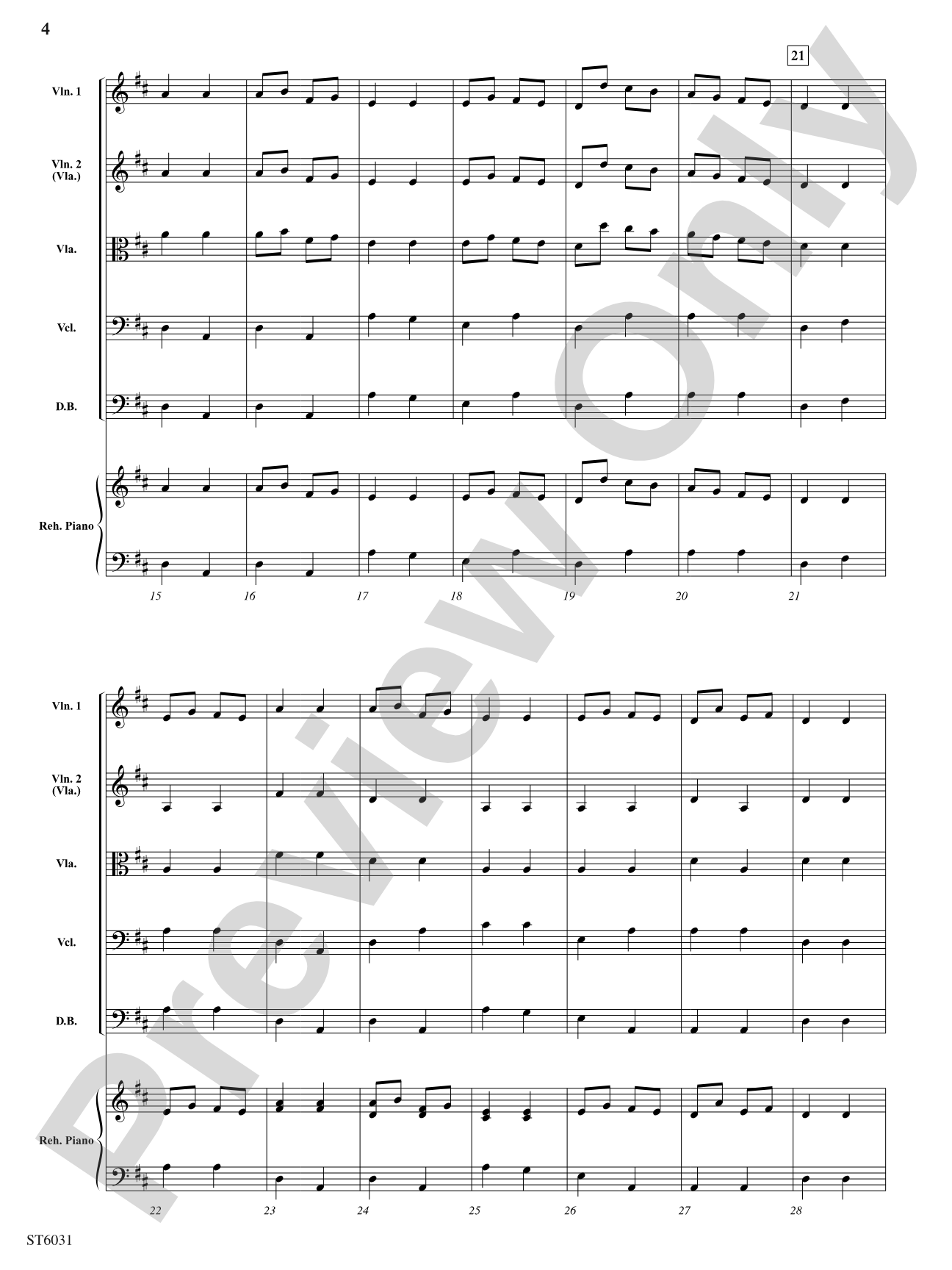 Yes! I Can Can: String Orchestra Conductor Score & Parts