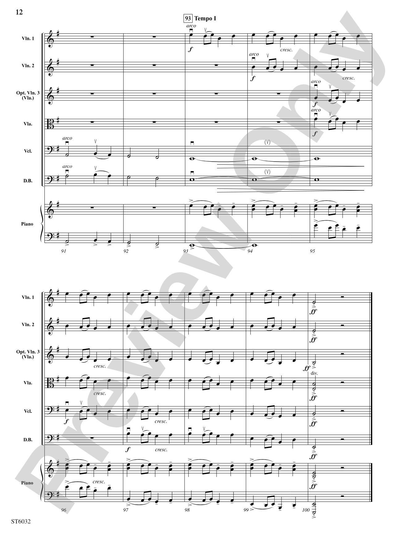 Dragon Dances: Score