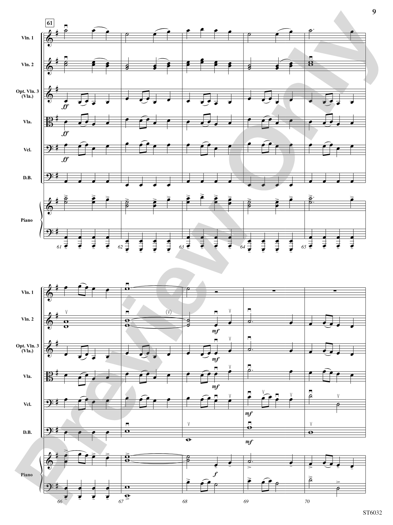 Dragon Dances: Score