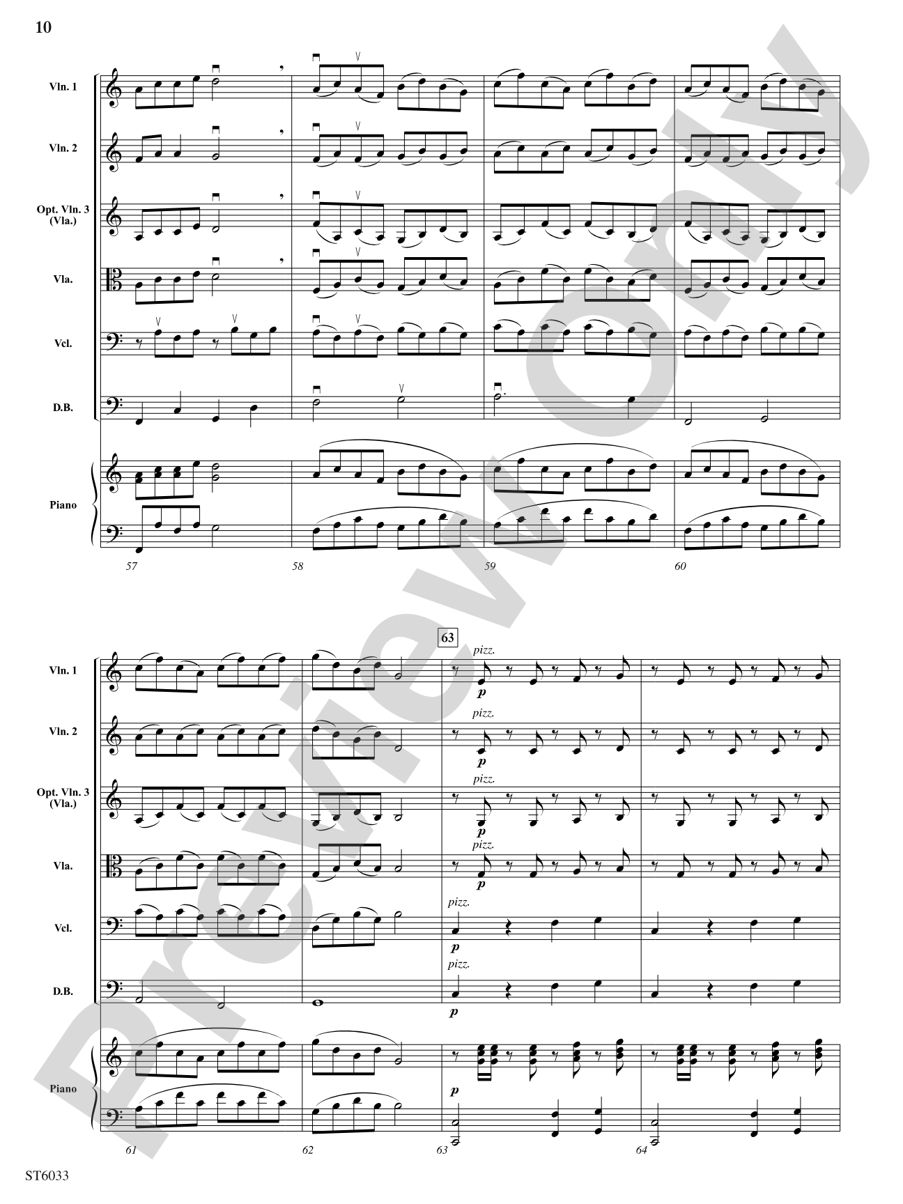 Spirit of the American West: Score