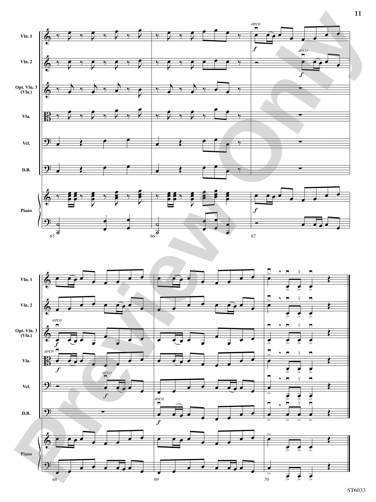 Spirit of the American West: Score