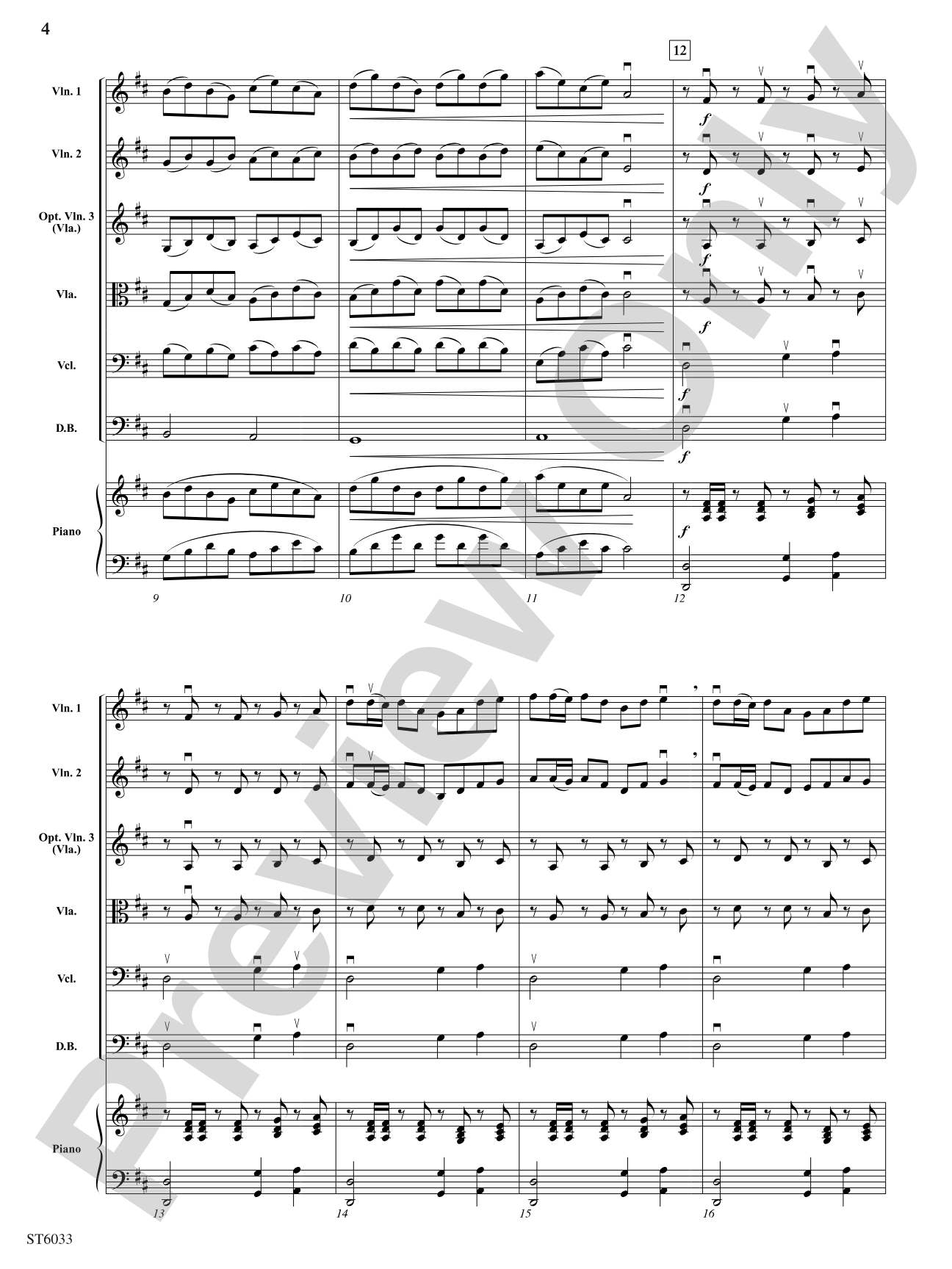 Spirit of the American West: Score