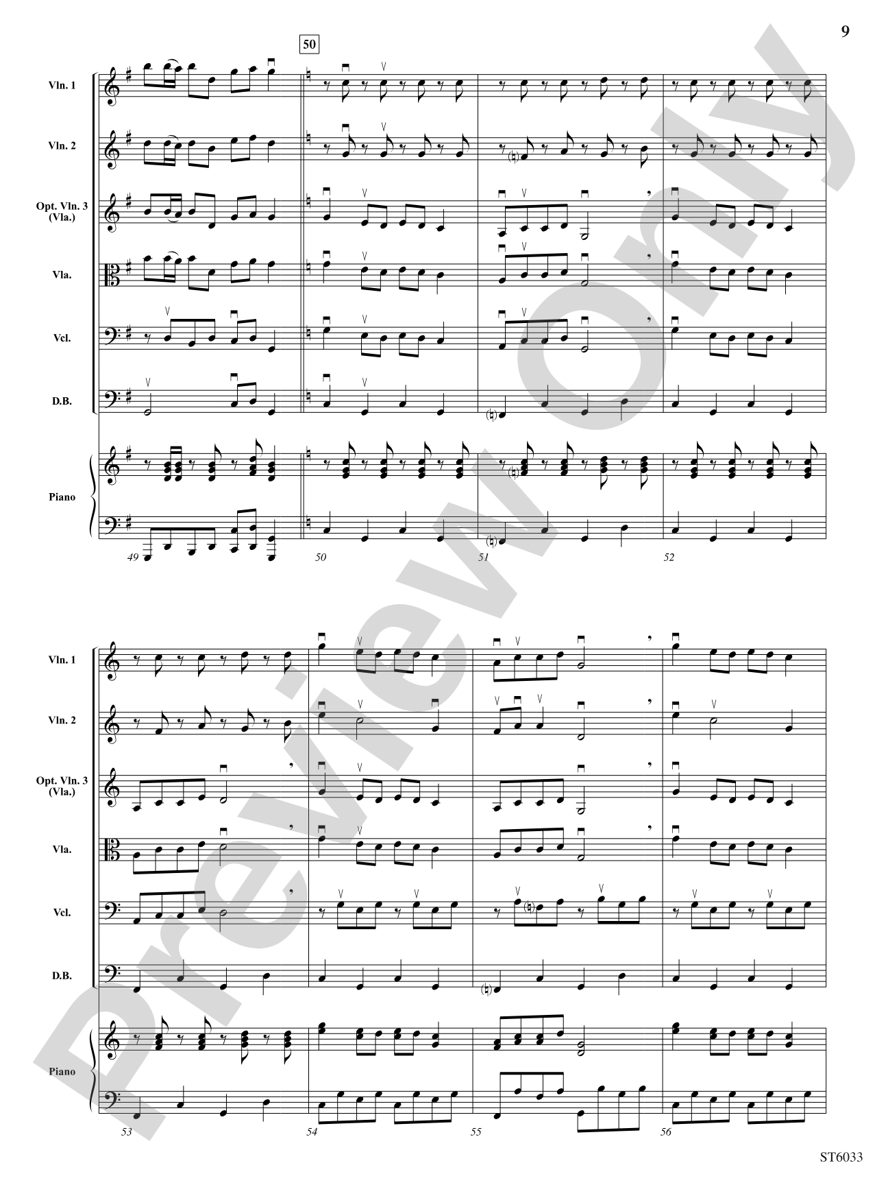 Spirit of the American West: Score