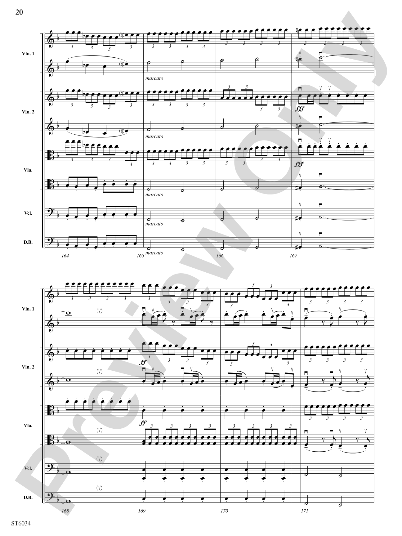 Egmont Overture: String Orchestra Conductor Score & Parts