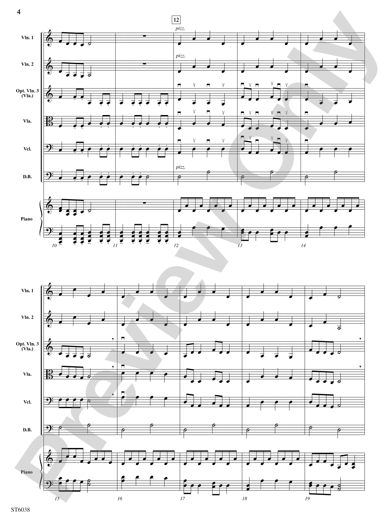 Hiawatha: String Orchestra Conductor Score & Parts