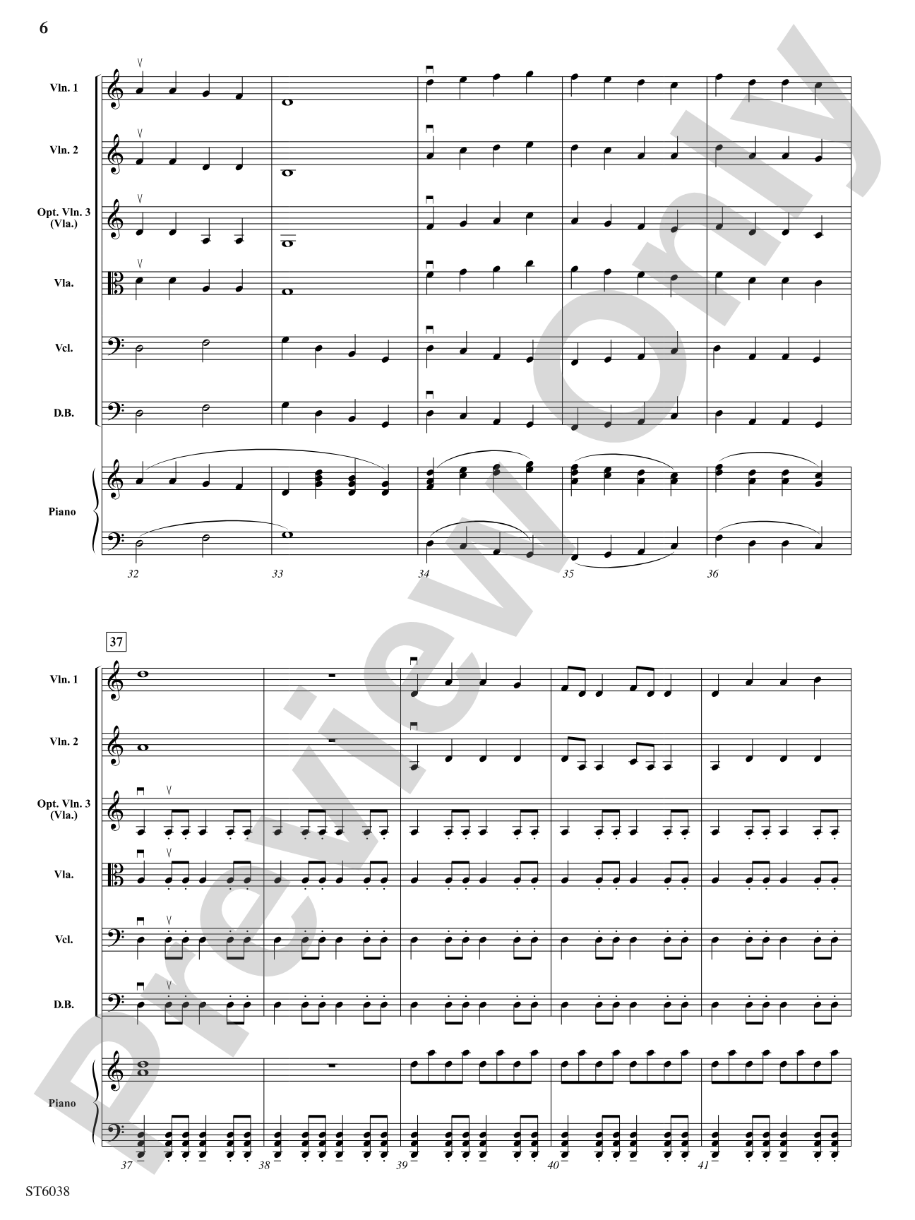 Hiawatha: String Orchestra Conductor Score & Parts