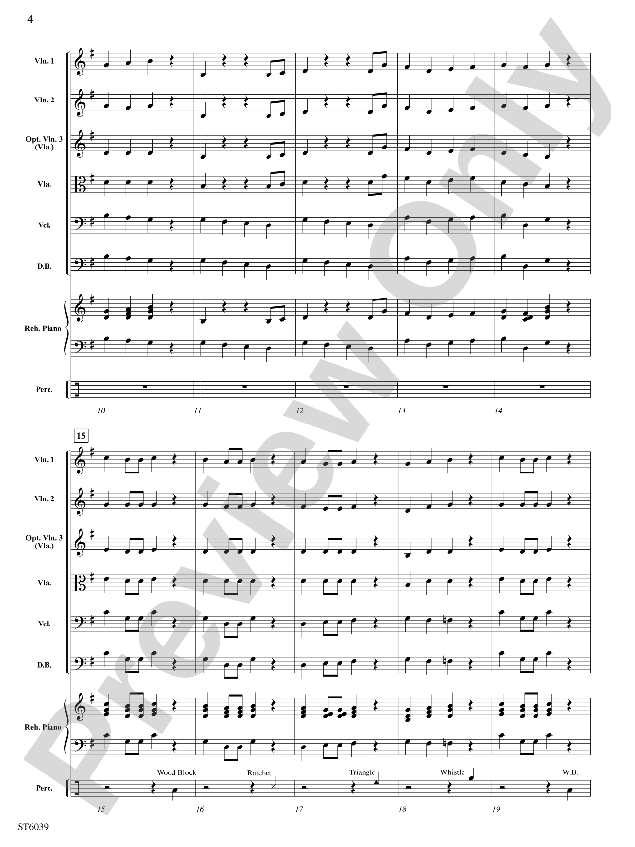 Pizzicato Parade: String Orchestra Conductor Score & Parts