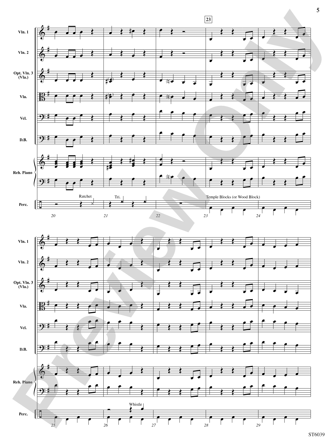 Pizzicato Parade: String Orchestra Conductor Score & Parts