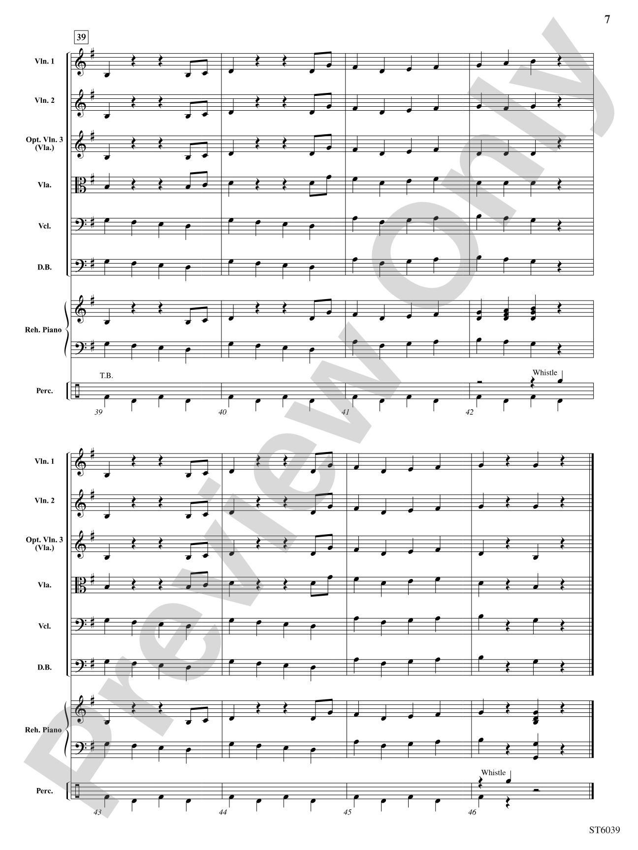 Pizzicato Parade: String Orchestra Conductor Score & Parts