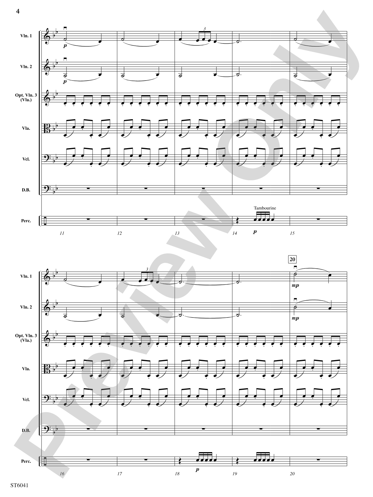 The Journey of the Magi: String Orchestra Conductor Score & Parts