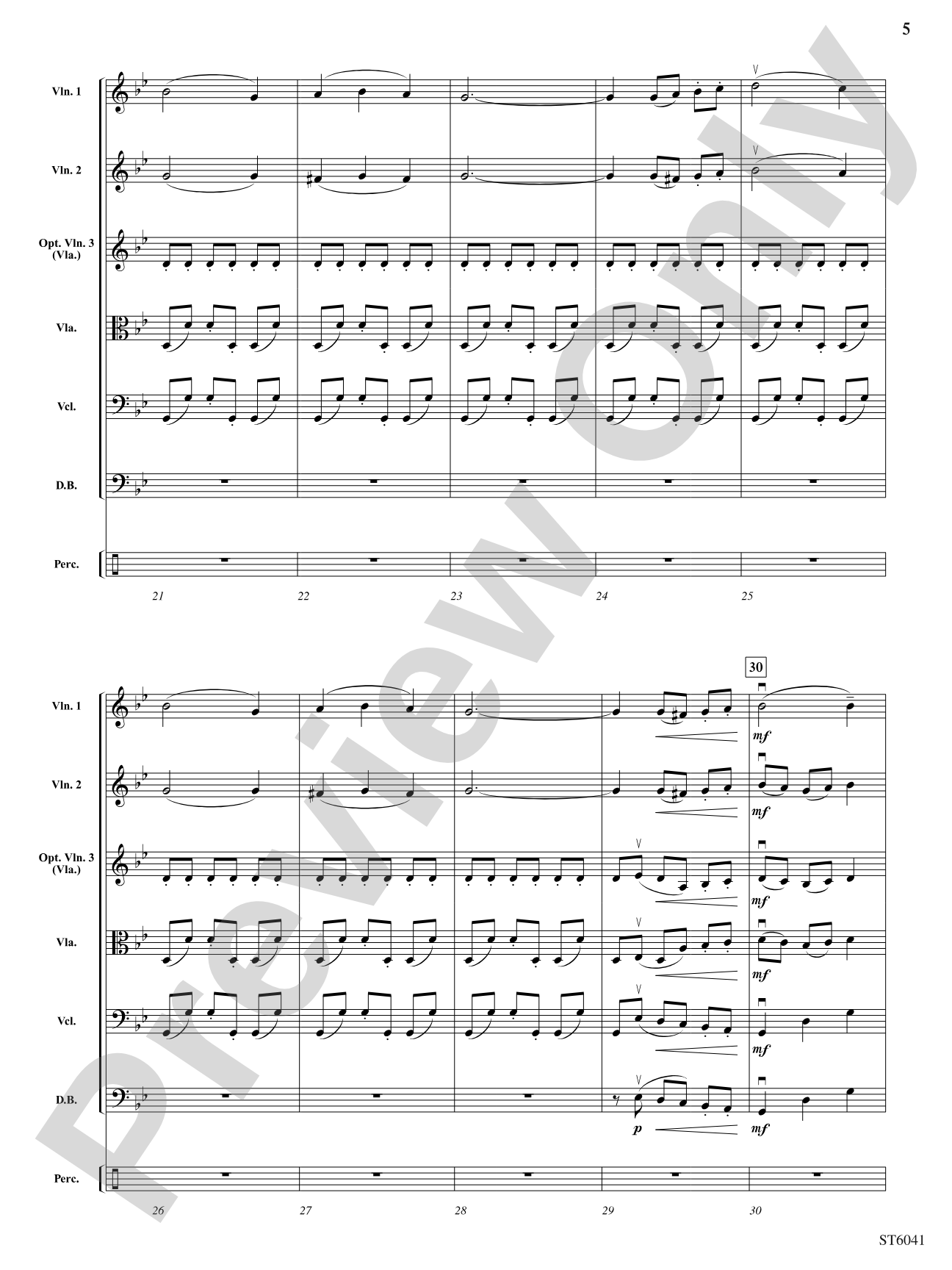 The Journey of the Magi: String Orchestra Conductor Score & Parts