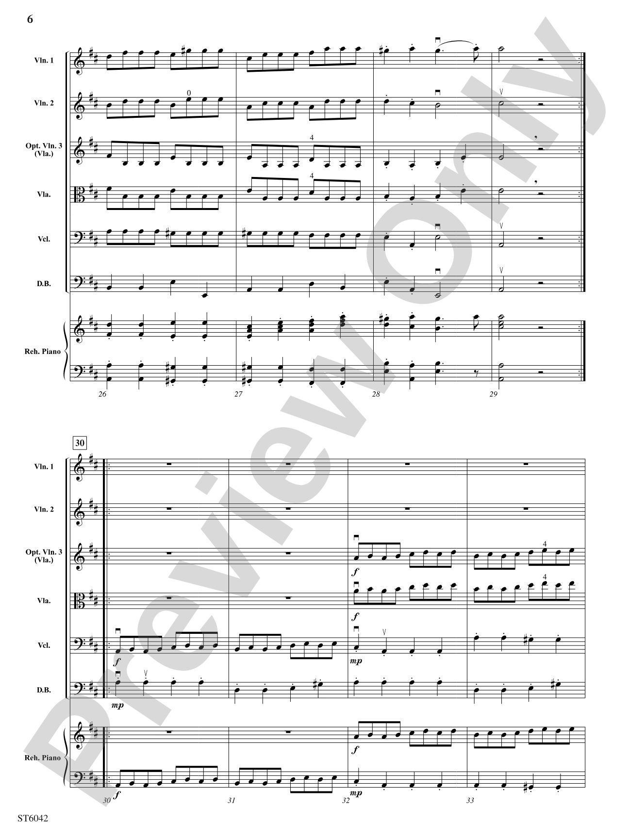Concerto in D Major (First Movement): String Orchestra Conductor Score & Parts
