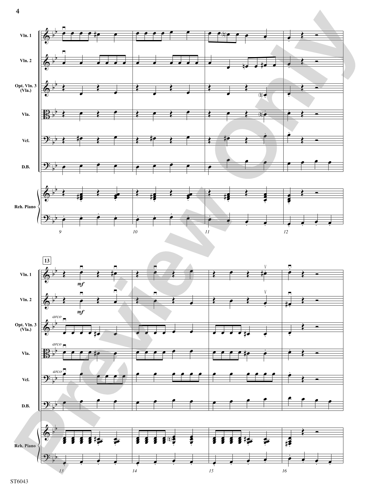 The Creepy Crawl: String Orchestra Conductor Score & Parts