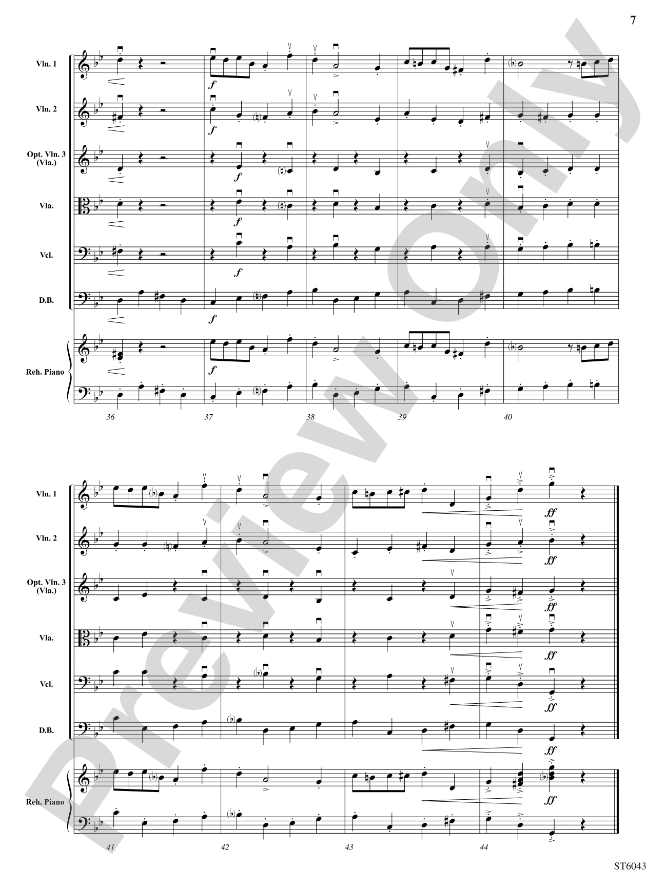 The Creepy Crawl: String Orchestra Conductor Score & Parts