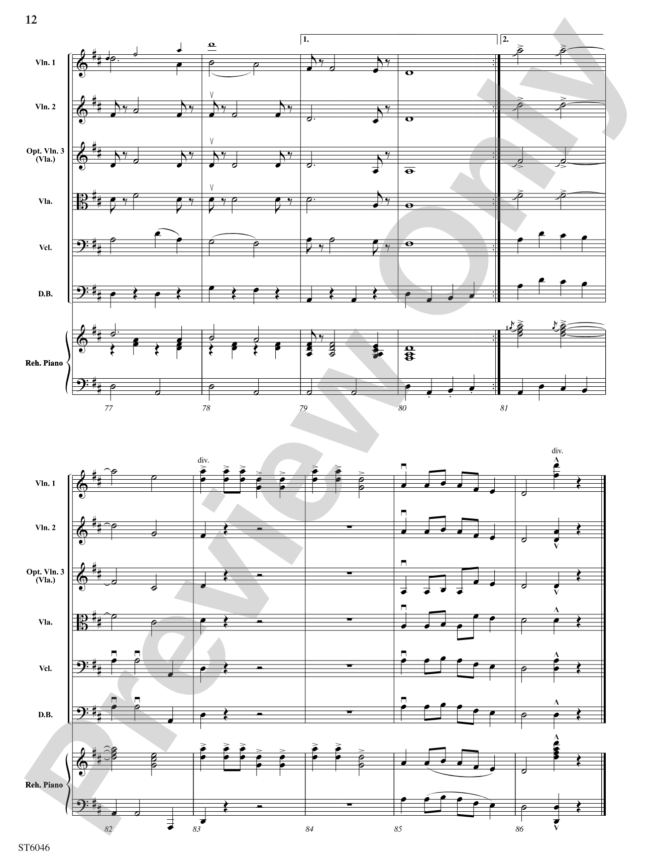 Li'l Liza Jane: String Orchestra Conductor Score & Parts
