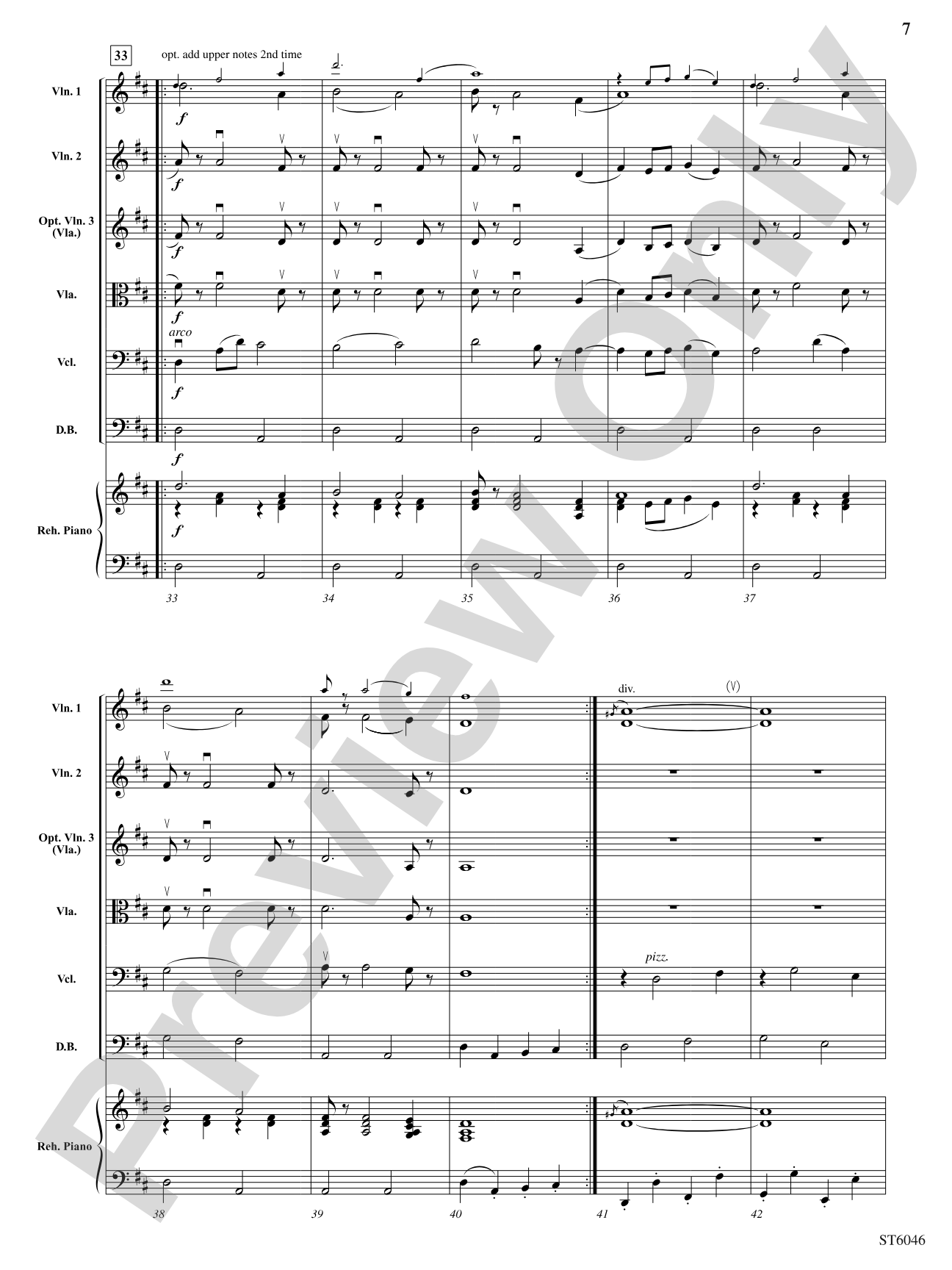 Li'l Liza Jane: String Orchestra Conductor Score & Parts